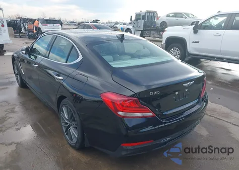 2019 Genesis G70 2.0T Advanced from USA, damaged, VIN KMTG34LA7KU032684